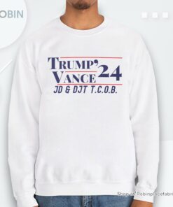 New Trump 2024 Shirt Trump Vance 24 Jd Djt Tcob Trump 2024 Election Unisex Shirt
