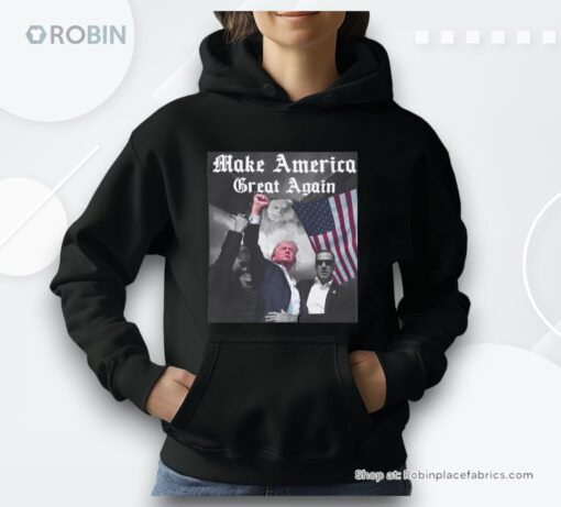 New Trump Shooting 2024 Rally Shooting, Maga Unisex Shirt, Make America Great Unisex Shirt