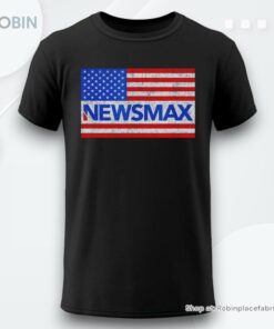 Newsmax Alternative Conservative News Politics And Finance American Flag Shirt