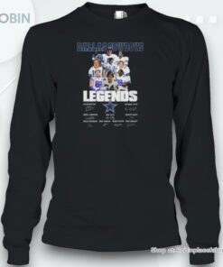 Nfl Dallas Cowboys American Football Team Legends Signatures Unisex Shirt