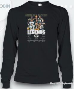 Nfl Green Bay Packers American Football Team Legends Signatures Unisex Shirt