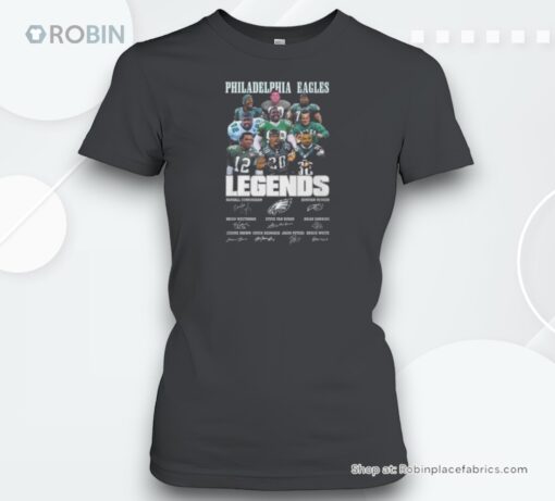 Nfl Philadelphia Eagles American Football Team Legends Signatures Unisex Shirt