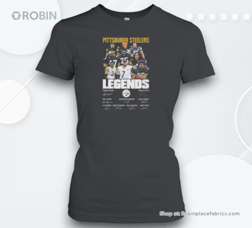Nfl Pittsburgh Steelers American Football Team Legends Signatures Unisex Shirt