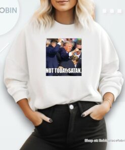 Not Today Satan Trump Shot 2024 Shirt