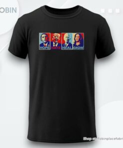 Obama Hope Trump Hate Biden Heal Kamala Harris Grow Shirt