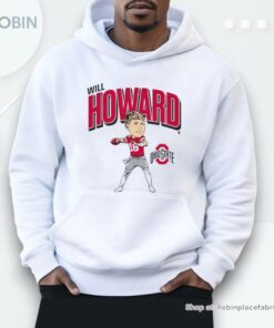 Ohio State Football Will Howard Caricature Shirt