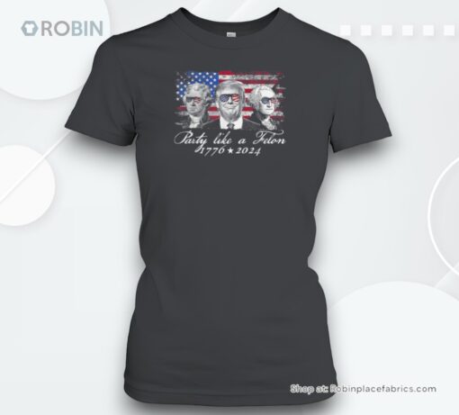 Party Like A Felon 1776 2024 Presidenunisex Shirt