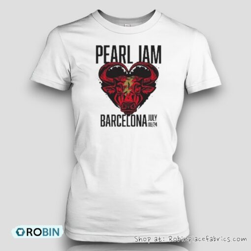 Pearl Jam In Barcelona Night 2 Buffalo Head At Palau Sant Jordi On July 8 2024 Shirt