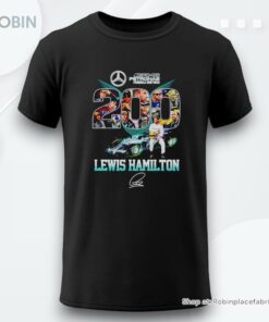 Petronas Pormula One Team 200 Lewis Hamilton Signature Shirt Petronas Pormula One Team 200 Lewis Hamilton Signature Shirt