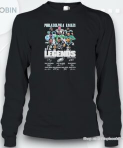 Philadelphia Eagles Legends Van Duren Dawkins Petters White Signatures Shirt Philadelphia Eagles Legends Van Duren Dawkins Petters White Signatures Shirt