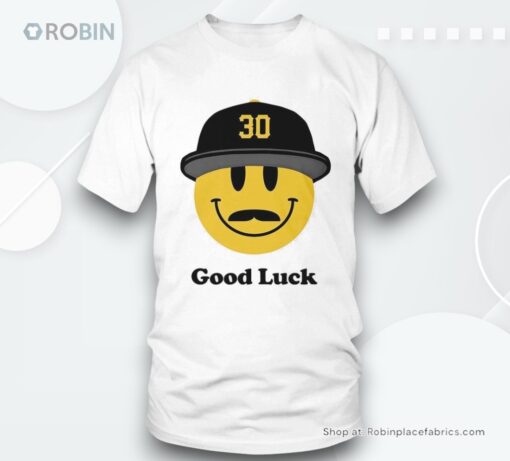 Pittsburgh Pirates Paul Skenes Good Luck Smiley Emoji Shirt