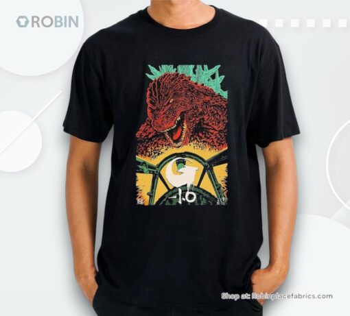 Poster Godzilla Minus One Screen Printed Ghostxghost T Shirt