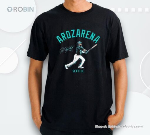 Randy Arozarena Seattle Mariners Swing Signature 2024 Shirt