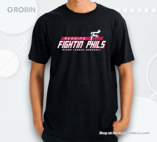 Reading Fightin Phils Minor League Baseball Logo Shirt