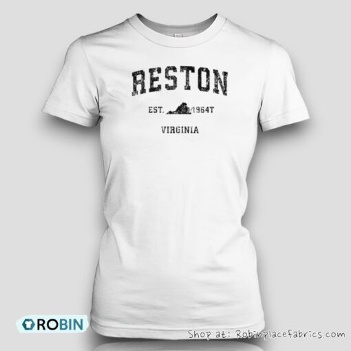 Reston Virginia Va Vintage Established Athletic Sports Design 1964Unisex Shirt