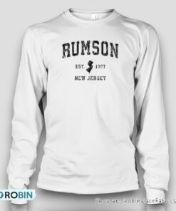 Rumson New Jersey Nj Vintage Established Sports Design Shirt Rumson New Jersey Nj Vintage Established Sports Design Shirt