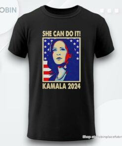She Can Do It Kamala Harris 2024 Madam President Hope Shirt