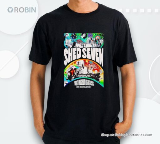 Shed Seven Museum Gardens 30th Anniversary Event Shirt