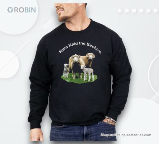 Sheep Ram Raid The Beehive Shirt