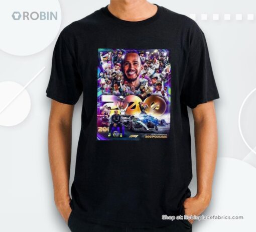 Sir Lewis Hamilton 200 Formula 1 Podiums Shirt