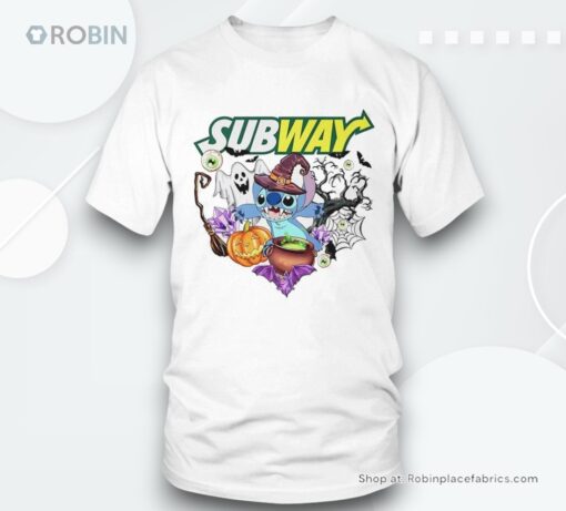 Stitch Witch Halloween Subway 2024 Shirt