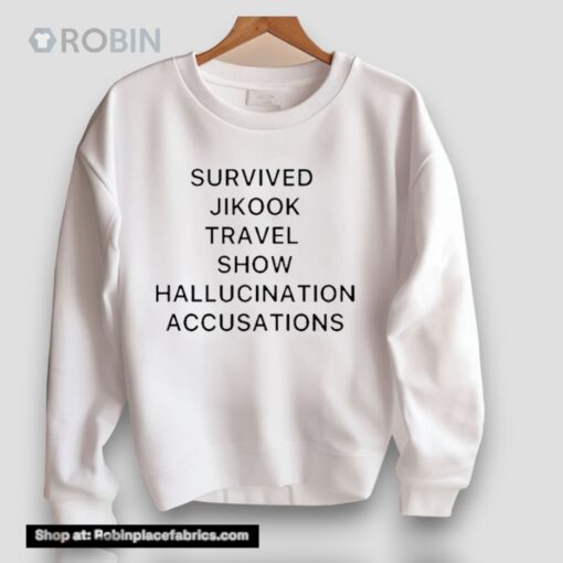 Survived Jikook Travel Show Hallucination Accusations Unisex Shirt