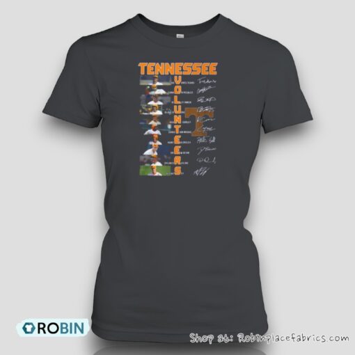 Tennessee Volunteers 2024 Times Starting Line Up Unisex Shirt