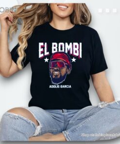 Texas Rangers Adolis Garcia El Bombi Shirt Texas Rangers Adolis Garcia El Bombi Shirt