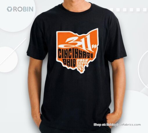 The 311 July 20 2024 Cincinnati Oh T Shirt