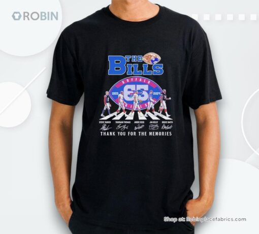 The Buffalo Bills 1959 2024 Abbey Road Thank You For The Memories Shirt