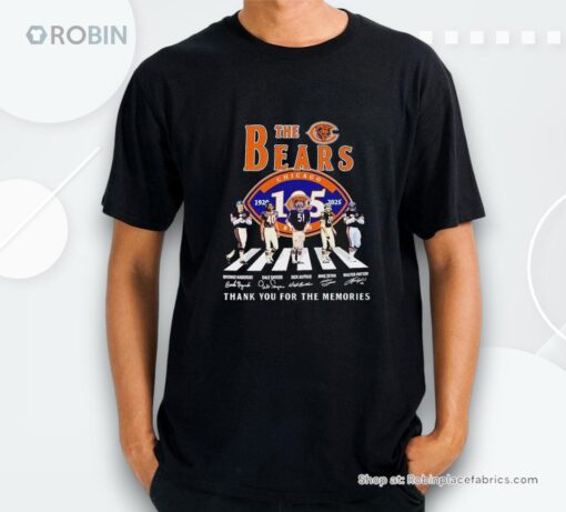The Chicago Bears 1920 2025 Abbey Road Thank You For The Memories Shirt