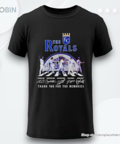The Kansas City Royals Mlb Abbey Road Thank You For The Memories Signatures Shirt The Kansas City Royals Mlb Abbey Road Thank You For The Memories Signatures Shirt