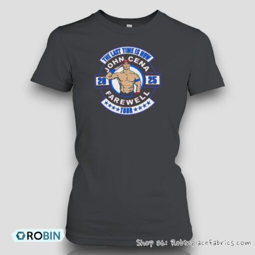 The Last Time Is Now John Cena 2025 Farewell Tour Unisex Shirt