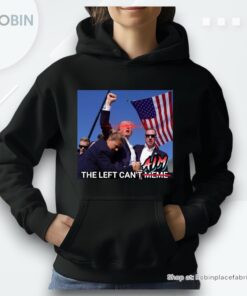 The Left Can’t Aim, Trump Shooter Shirt, Stand With Trump, Trump 2024 Unisex Shirt