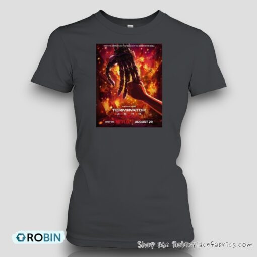 The Terminator Anime Series Only On Netflix August 29 Classic Unisex Shirt