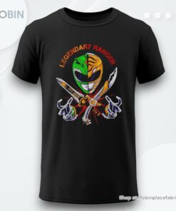 Tommy Olivers Green Ranger And White Ranger Legendary Ranger Logo Shirt