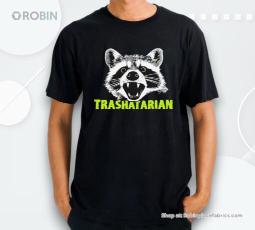 Trashatarian Raccoon Art Shirt