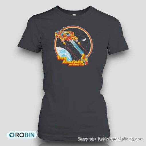 Trey Anastasio And Classic Tab Guitar Spaceship Unisex Shirt
