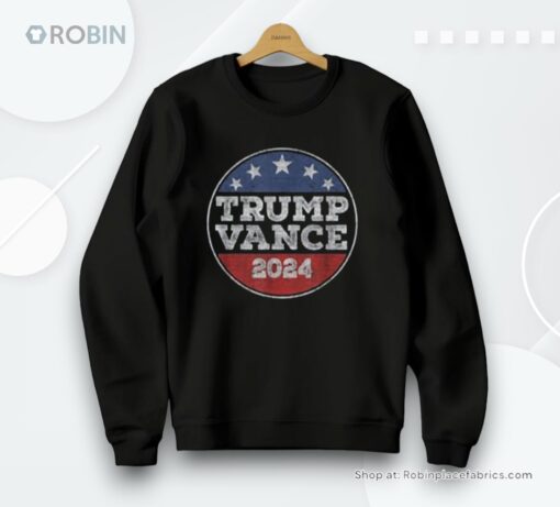 Trump 2024 Button Election For Republicans Trump Vance 2024 Unisex Shirt
