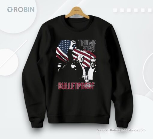 Trump Bulletproof Assassination Unisex Shirt. Support Trump 2024 Unisex Shirt