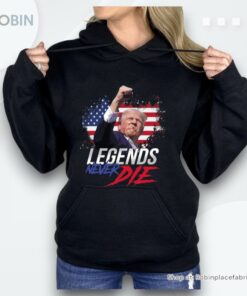 Trump Fight Legends Never Die Pennsylvania Rally Shirt
