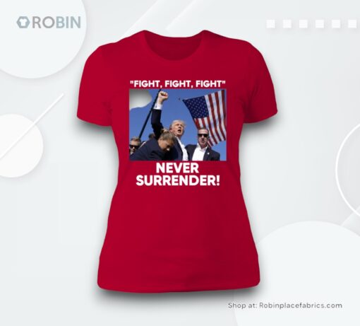 Trump Fight Never Surrender Mug