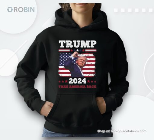 Trump Fist Pump Shot At Unisex Shirt, Trump 2024, Trump For President Unisex Shirt, Trump Hero Unisex Shirt