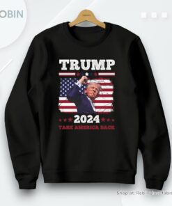 Trump Fist Pump Shot At Unisex Shirt, Trump 2024, Trump For President Unisex Shirt, Trump Hero Unisex Shirt
