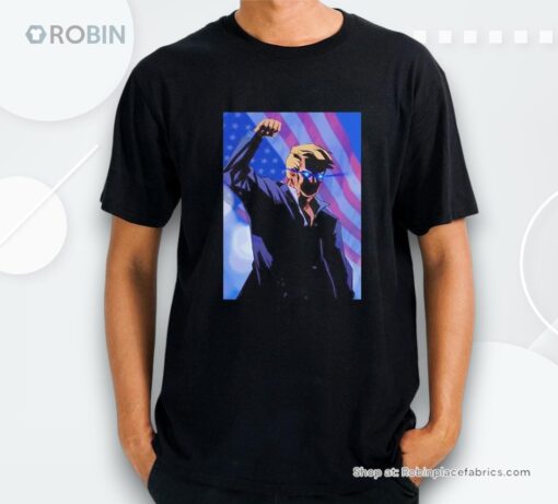 Trump Laser Eyes Style Comic Shirt