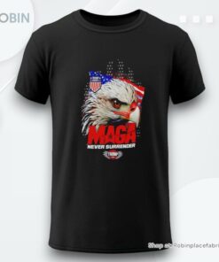 Trump Maga Never Surrender 2024 Eagle Usa Shirt