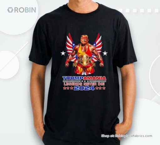 Trump Republican Convention Wrestling Legends Never Die 2024 Shirt