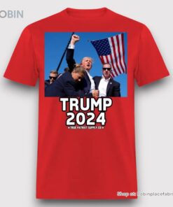 Trump Shot Assassination Attempt Trump 2024 Fist Raised Unisex Shirt