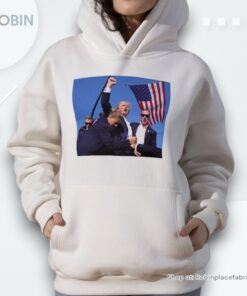 Trump Shot Unisex Shirt Top  Donald Trump 2024 Never Surrender Unisex Shirt