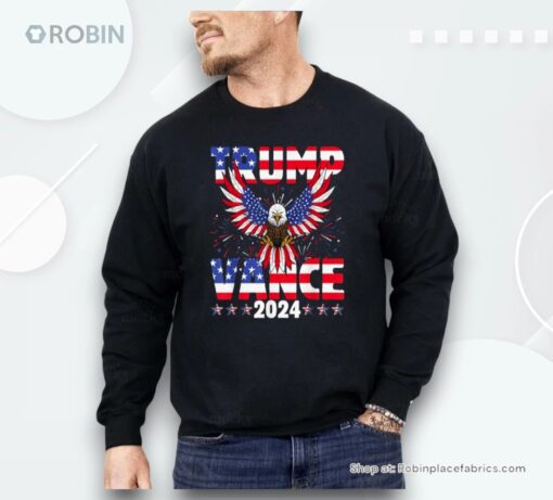 Trump Vance 2024 For President Vp Usa Election Patriotic Shirt